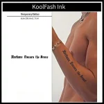 Waterproof Semi-Permanent Body Art Tattoo, Lasts 1 to 2 Weeks
