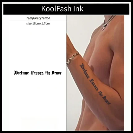 Waterproof Semi-Permanent Body Art Tattoo, Lasts 1 to 2 Weeks