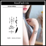 Free spirit arrow design temporary tattoo for body decoration