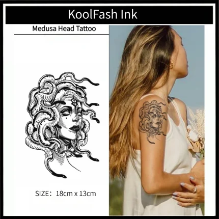 Myth Medusa Temporary Tattoo