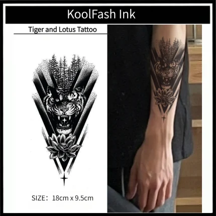 Nature Themed Temporary Tattoo