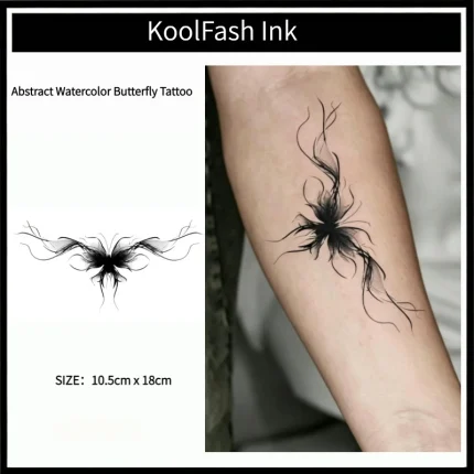 Fake Butterfly Body Tattoo Stickers for Arm Wrist Decor