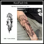 Virgin Mary Letter Pattern Temporary Waterproof Tattoo Stickers